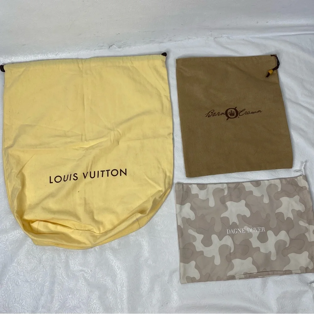 Lot of 13 shoe and handbag dust bags